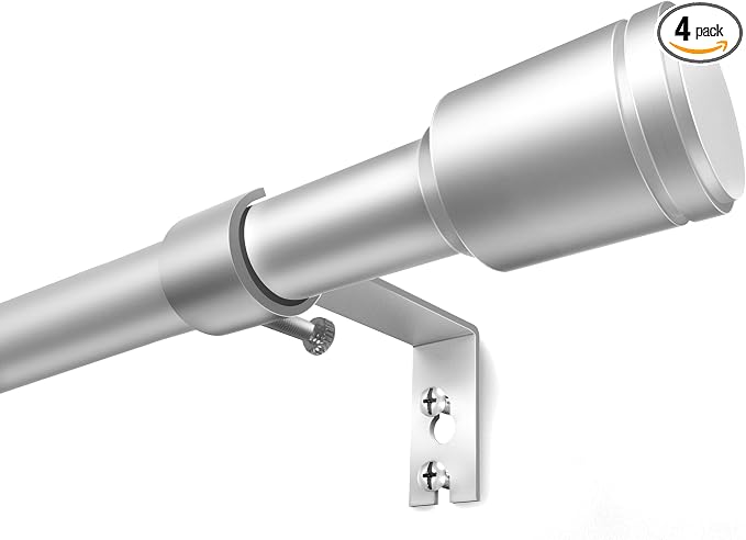 5/8” Diameter Curtain Rods 30-60 Inch, by Unknown