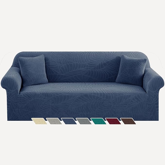 YEMYHOM Couch Cover Latest Jacquard Design High Stretch Extra Large Sofa Covers by YEMYHOM