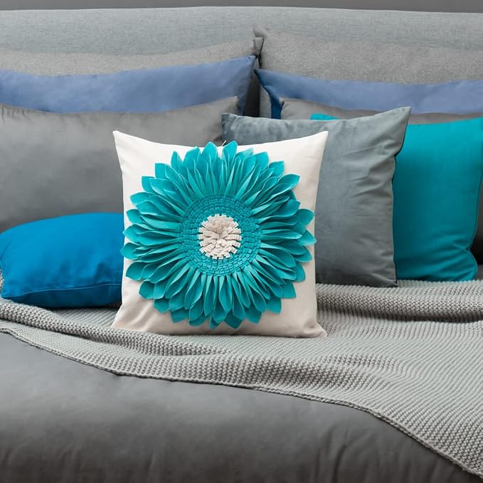 OiseauVoler 3D Sunflower Throw Pillow Cover Decorative Handmade Pillowcases - Image 7