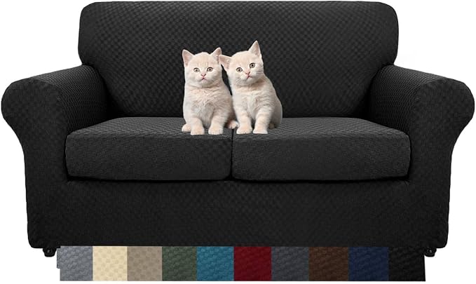MAXIJIN 3 Piece Jacquard Couch Covers by MAXIJIN