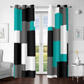 Tyrot Teal/Turquoise 100% Blackout Curtains by TyrotHomeDecor