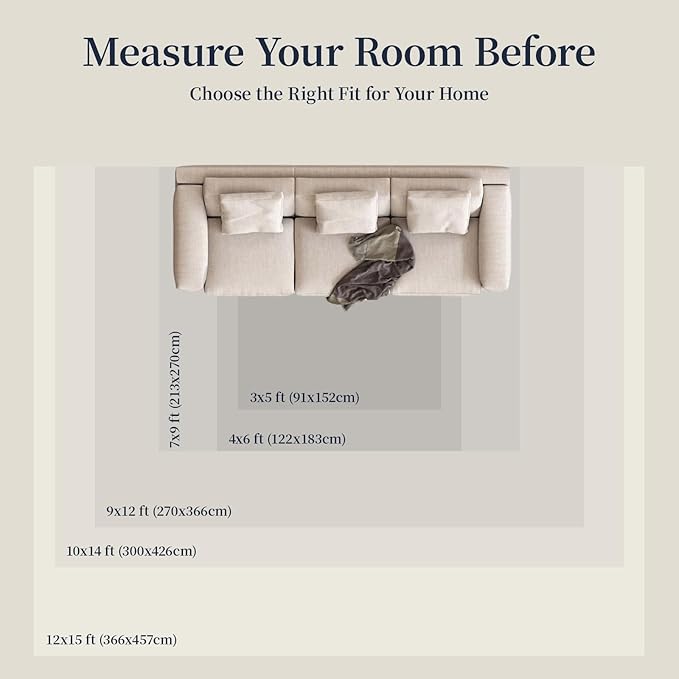 7 Square Area Rug: Washable Low Pile Carpet - Image 4
