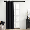 Yakamok Black Room Darkening Grommet Window Drapes Blackout Curtains Thermal by Yakamok