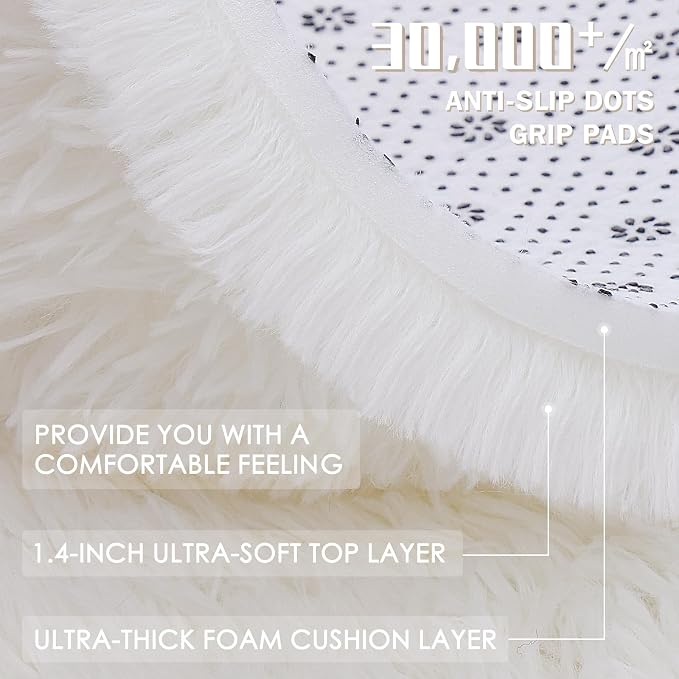 OLANLY 9x9 Machine Washable Large Area Rugs - Image 8