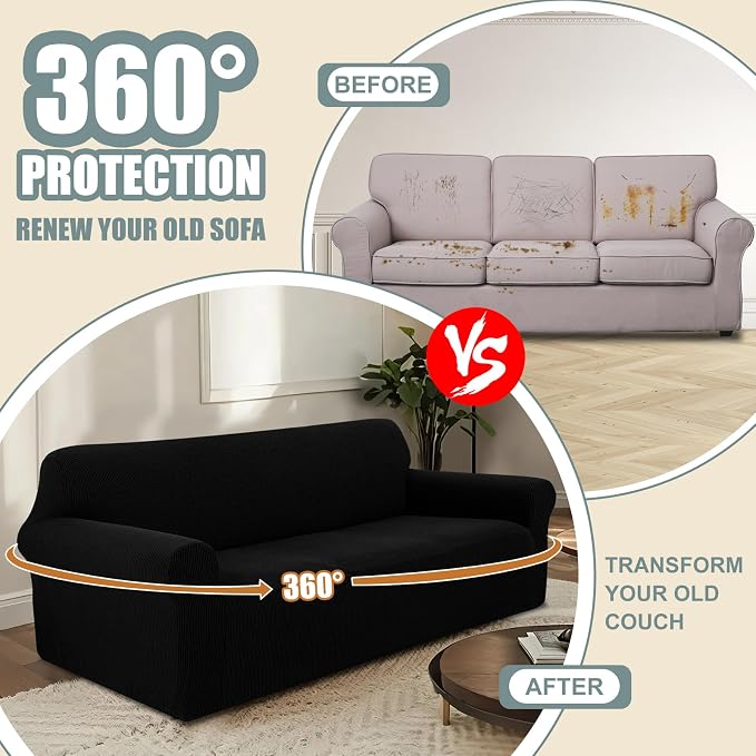 Stretch Couch Cover Washable Sofa Slipcover Furniture Protector - Image 4