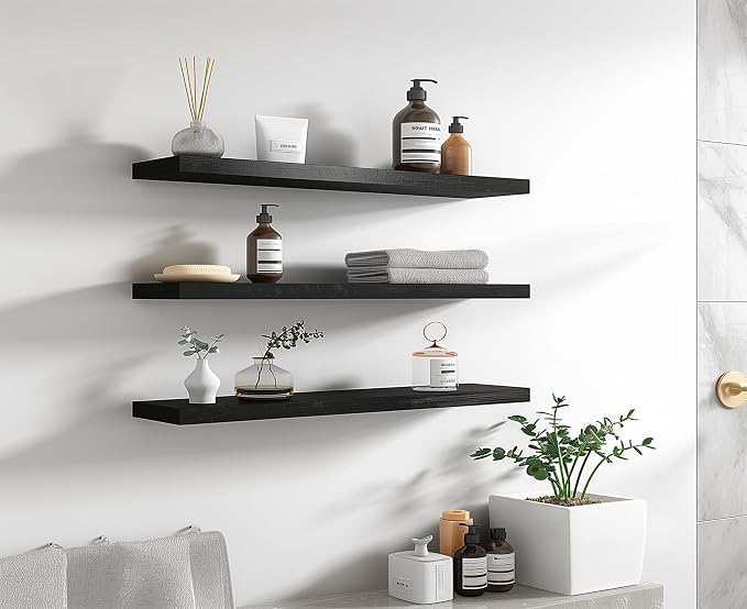 PHPH 36 Inch Wood Floating Shelves - Image 3