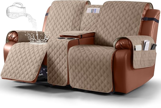 Ruaozz Waterproof Loveseat Recliner Cover by RuaozzFurnitureCovers