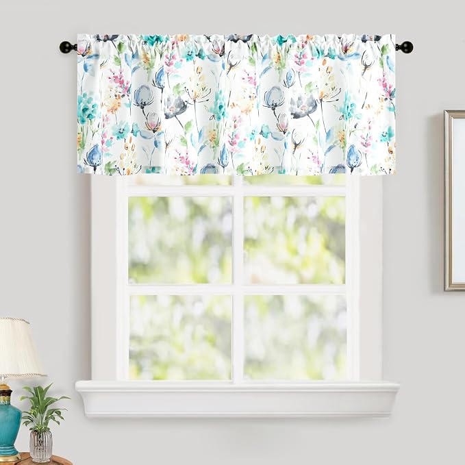 Leeva Linen Textured Valance Curtains - Image 2