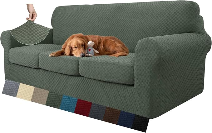 MAXIJIN 4 Piece Jacquard Extra Large Couch Covers by MAXIJIN