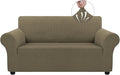 Asnomy Sofa Covers for 2 Cushion Couch Stretch loveseat Covers Slipcovers by Asnomy