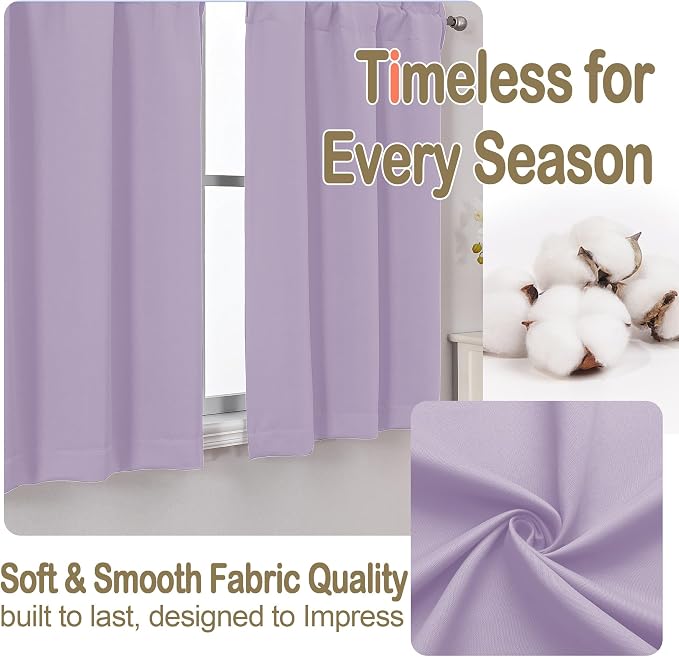 OVZME Lavender Blackout Curtains - Image 7