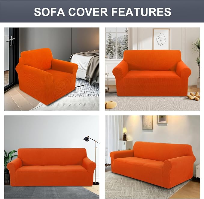 Stretch Couch Cover Washable Sofa Slipcover Furniture Protector - Image 7