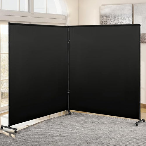 2 Panels Room Divider/Privacy Screen by Unknown