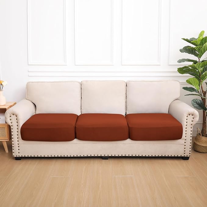 hyha Waterproof Couch Cushion Covers, Stretch Sofa Couch Seat Slipcover - Image 7