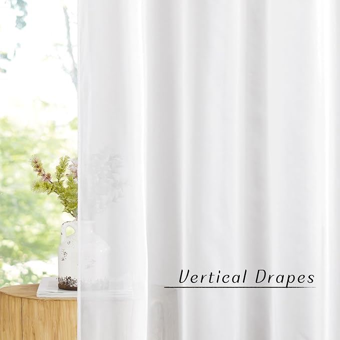 NICETOWN Living Room Sheer Curtains 96 inches Long - Image 6
