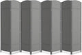 8 Panel Room Divider, 6Ft Folding Privacy Screen, Tall by cocosica