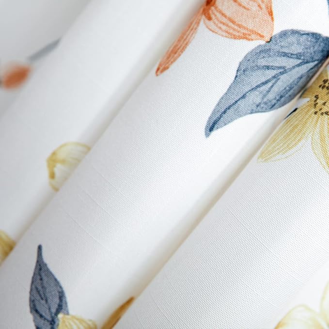 Leeva Rustic Kitchen Curtains Valances, Light Filtering Floral Valances - Image 5