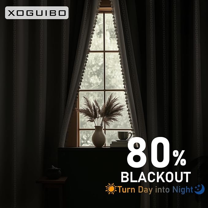 Boho 80% Blackout Curtains - Image 3