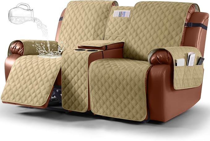 Ruaozz Waterproof Loveseat Recliner Cover by RuaozzFurnitureCovers