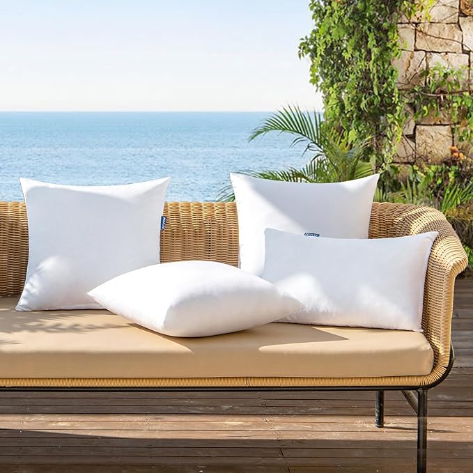 MIULEE 16x16 Pillow Insert Throw Pillow Insert, Outdoor Pillows Water-Resistant - Image 6