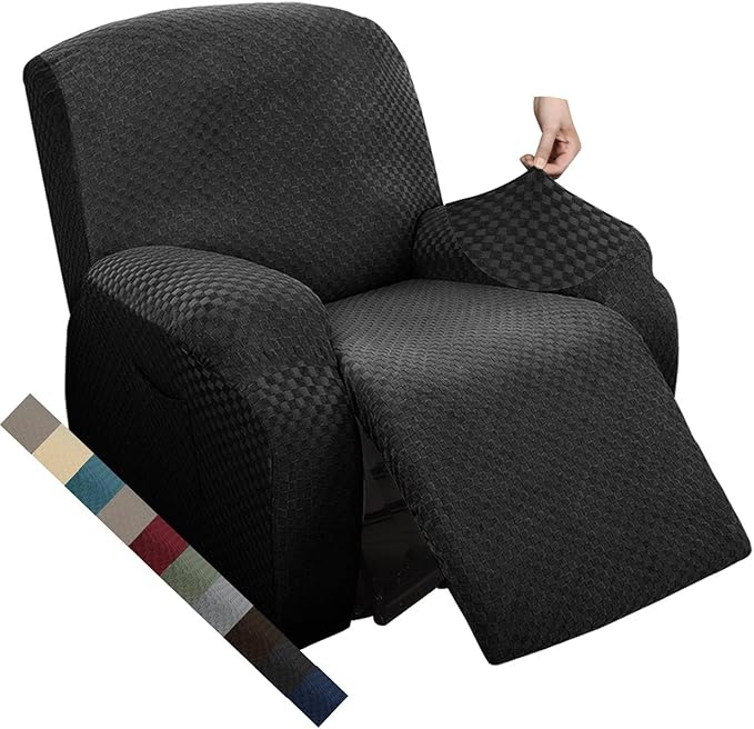 MAXIJIN Oversized Recliner Covers That Stay in Place 4 Pieces Stretch Large by MAXIJIN