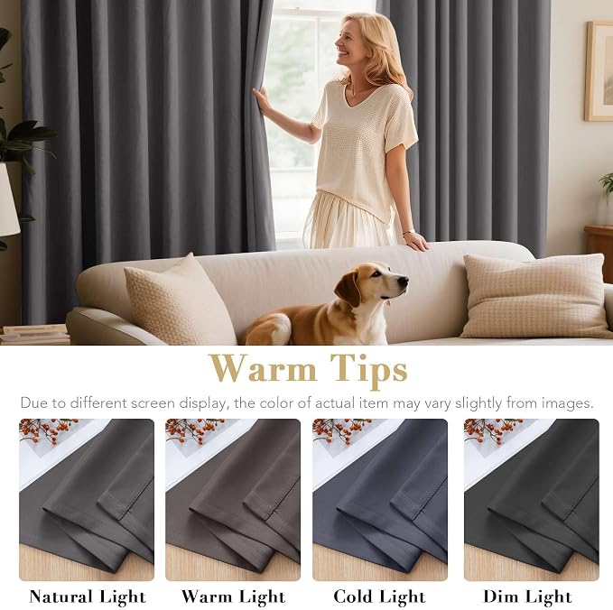 H.VERSAILTEX Blackout Window Treatment Curtains/Panels, Thermal Insulated Room - Image 6