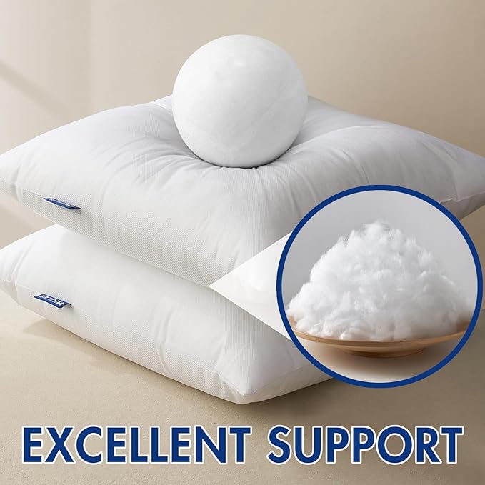 MIULEE Pillow Insert 22x32 Inch, Decorative Rectangle Throw Pillow Inserts - Image 3