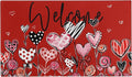 Valentine's Door Mat, Entryway Front Porch Welcome Mat by Xsinufn