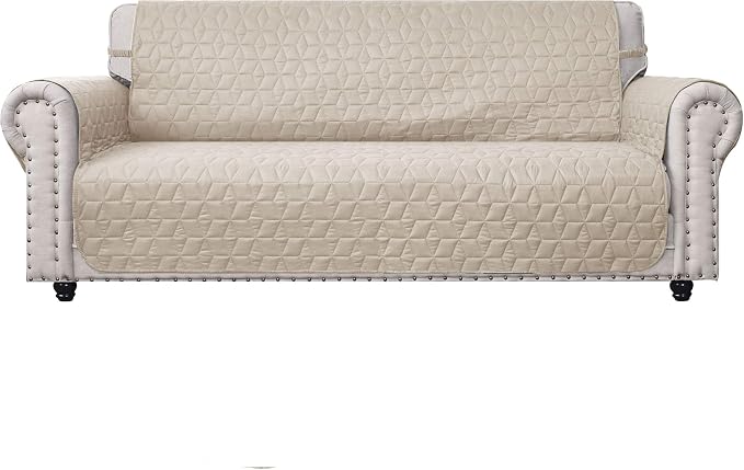 Ameritex Couch Sofa Slipcover 100% Waterproof Nonslip Quilted Furniture by Ameritex