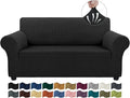 Asnomy Sofa Covers for 2 Cushion Couch Stretch loveseat Cover Slipcovers by Asnomy