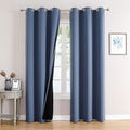 ChrisDowa 100% Blackout Curtains 84 inch Long by ChrisDowa