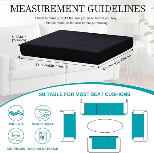 12 Pcs Stretch Patio Cushion Covers, Outdoor Couch Covers Replacement, Outdoor - Image 2