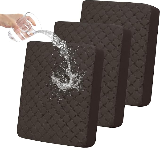 Easy-Going Waterproof Couch Cushion Covers, Non-Slip Leakproof Sofa Seat by Easy-Going