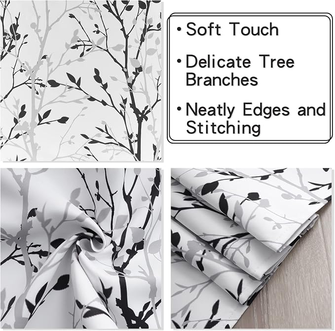 Luvyohmee Tree Branch Printed Valance Curtain, Dining Room, Living Room - Image 4
