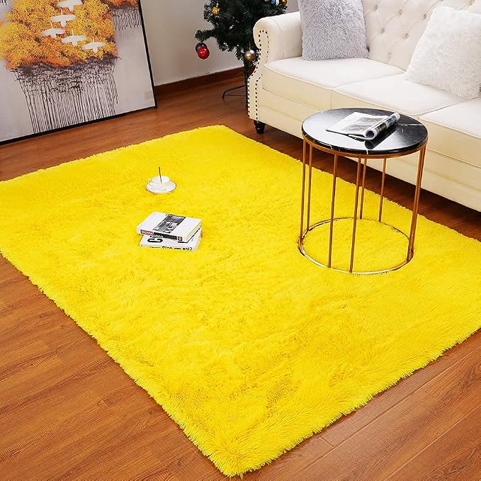 LOCHAS Ultra Soft Indoor Modern Area Rugs Fluffy Living Room Carpets - Image 7