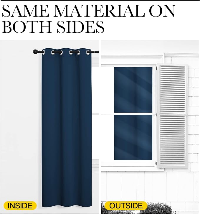 NICETOWN Blackout Draperies Curtains - Image 5