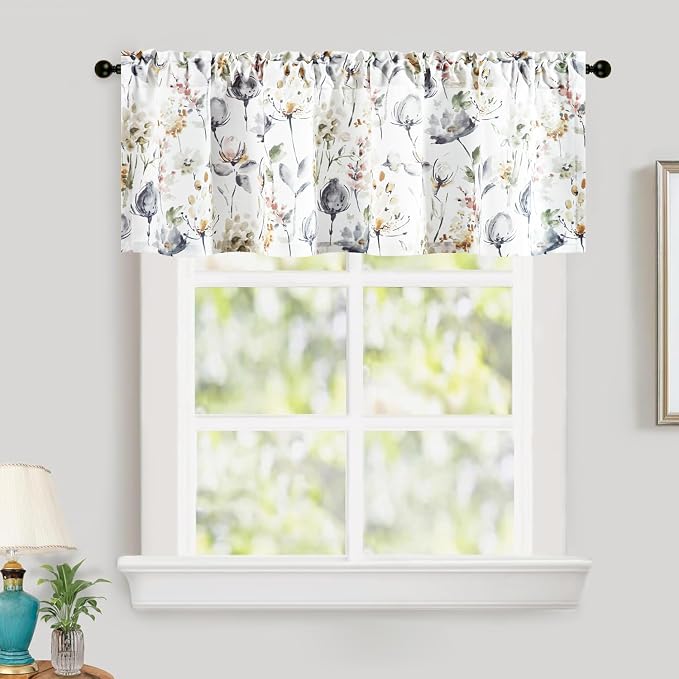 Leeva Farmhouse Kitchen Valances by Leeva
