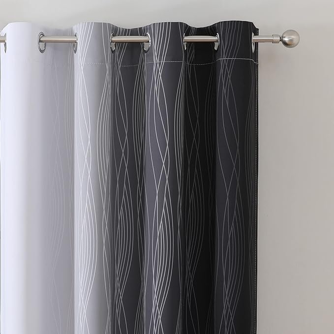Estelar Textiler Full Room Darkening Blackout Curtains 72 Inch Length 2 Panels - Image 4