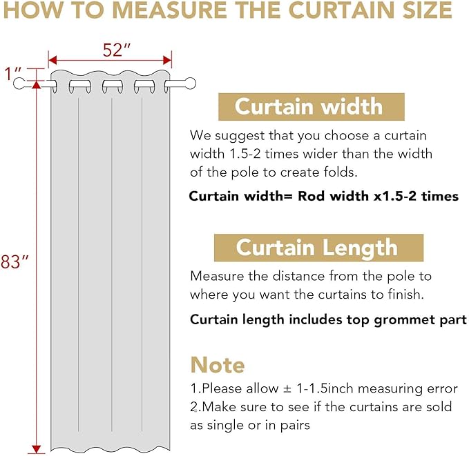 H.VERSAILTEX Thermal Insulated Blackout Curtains Innovated Microfiber - Image 2