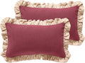 patdrea Rhodo Shabby Chic Decorative Throw Pillow Covers 12x20 Set of 2 by patdrea