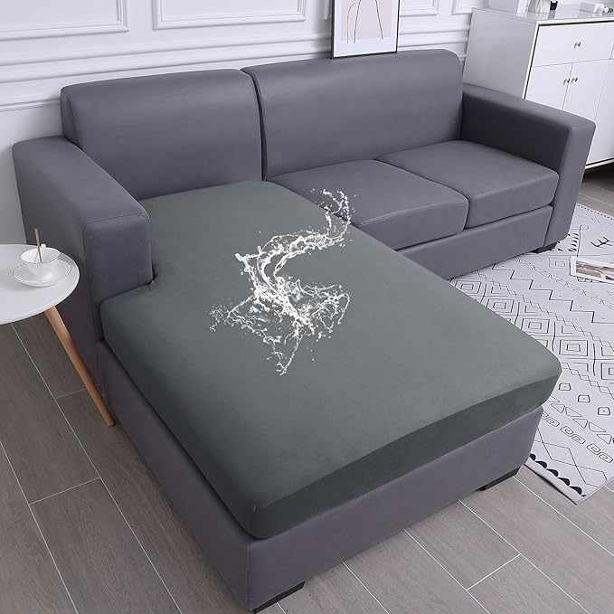 hyha Waterproof Couch Cushion Covers, Sectional Sofa Slipcovers Washable by hyha