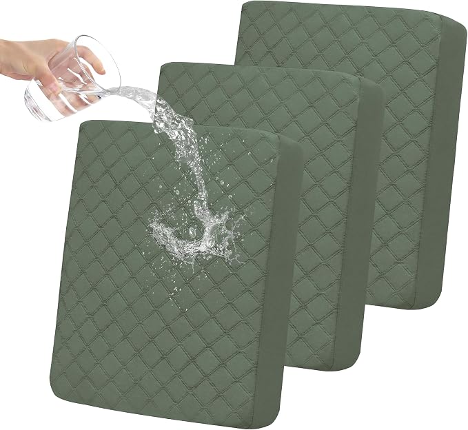 Easy-Going Waterproof Couch Cushion Covers, Non-Slip Leakproof Sofa Seat by Easy-Going