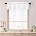 Chyhomenyc White Valance for Windows by Chyhomenyc