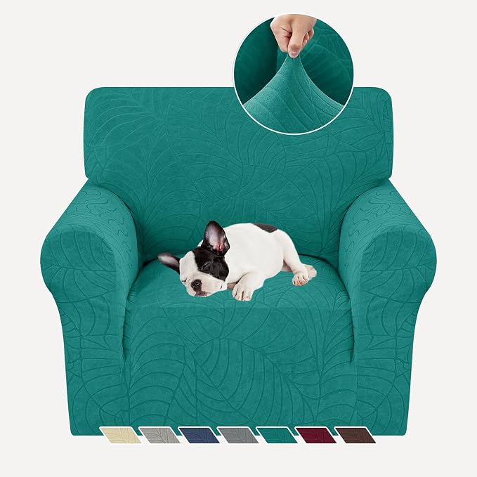 YEMYHOM Couch Cover Latest Jacquard Design High Stretch Sofa Chair Covers by YEMYHOM