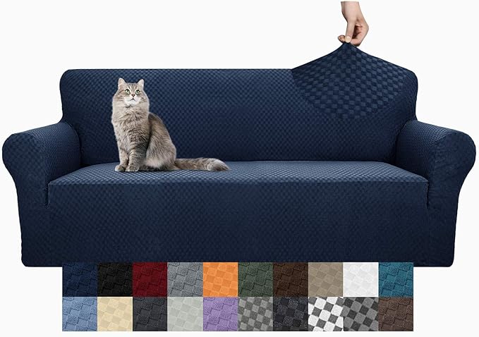 YEMYHOM Couch Cover Latest Jacquard Design High Stretch Extra Large Sofa Covers - Image 8
