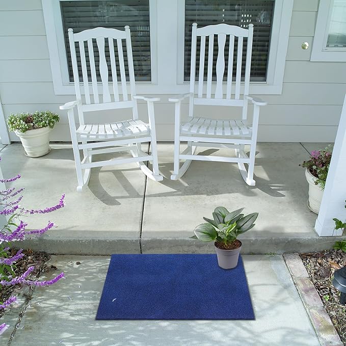 AAZZKANG Set of 2 Outdooor Indoor Utility Multipurpose Mat Non Slip Plain - Image 5