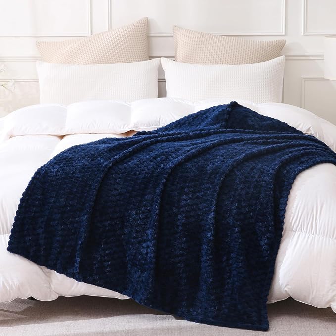 Blue Throw Blanket 60"×80" inches Gifts - Image 3