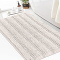 Turquoize Chenille Bath Rugs Shaggy Non Slip Mat by Turquoize