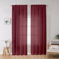 OWENIE Sheer Curtains, Sheer Curtains 78 inch Length 2 Panels Set, Rod Pocket by OWENIE