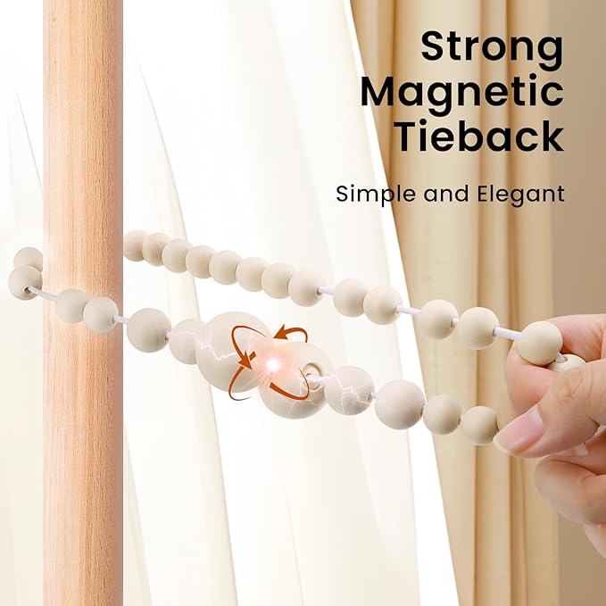 KLOGTSIND Magnetic Curtain Tiebacks, Curtain Holdbacks - Image 6